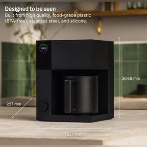 NEW - Fellow Aiden Precision Coffee Maker 10-Cup, App Control, Matte Black